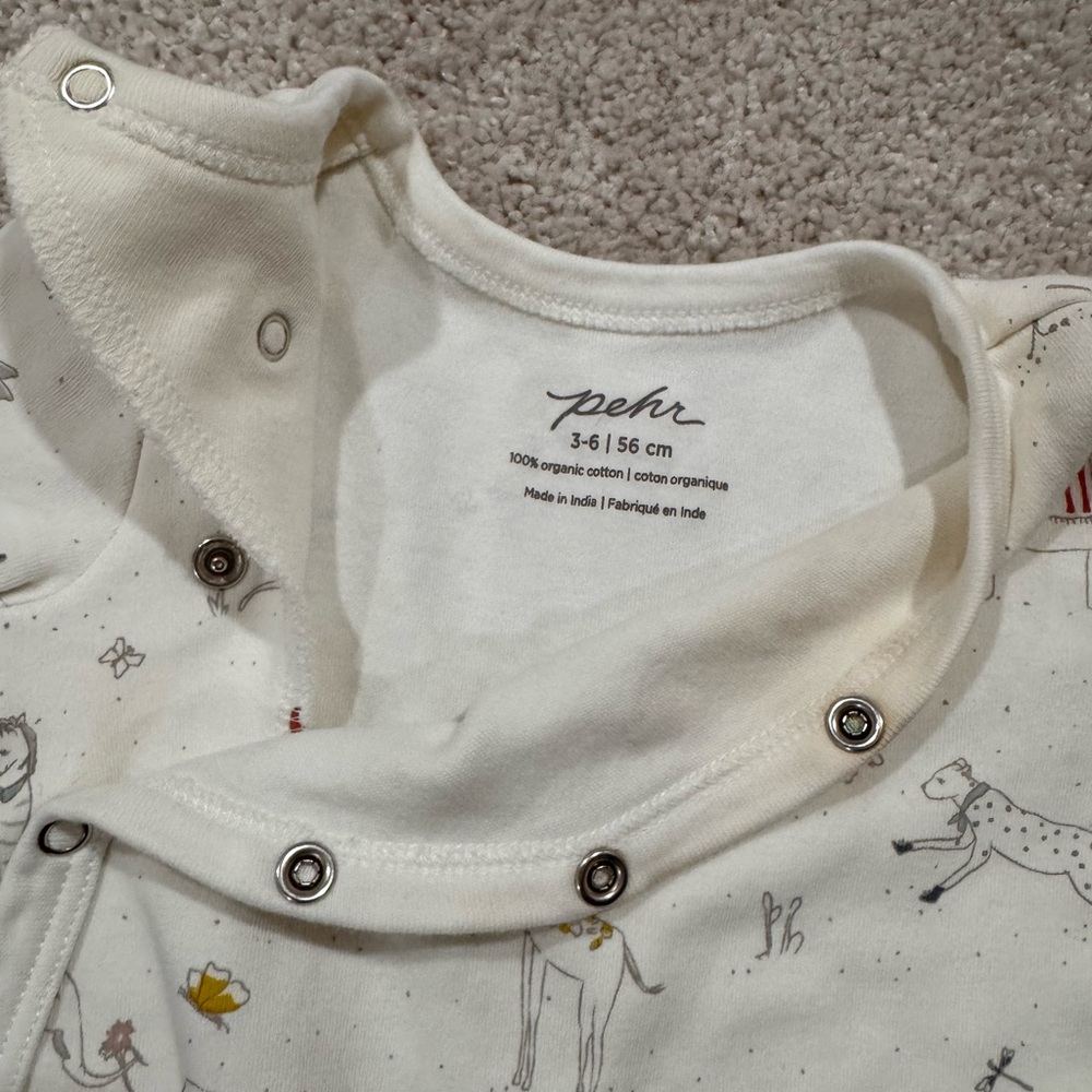 Pehr Kimono Romper - Circus Print - 3 to 6 months - Picture 2 of 7